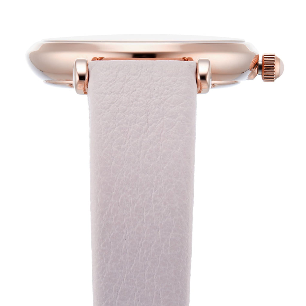 Emporio Armani Gianni T Bar Mother Of Pearl Pink Dial Pink Leather Strap Watch For Women - AR1958 Buy Now By Emporio Armani