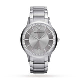 Emporio Armani Renato Quartz Silver Dial Silver Steel Strap Watch For Men - AR11189 Buy Now By Emporio Armani