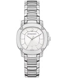 Burberry The Britain Silver Dial Silver Steel Strap Watch for Women - BBY1703 Buy Now By Burberry