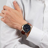 Tommy Hilfiger Decker Blue Dial Brown Leather Strap Watch for Men - 1791561 Buy Now By Tommy Hilfiger