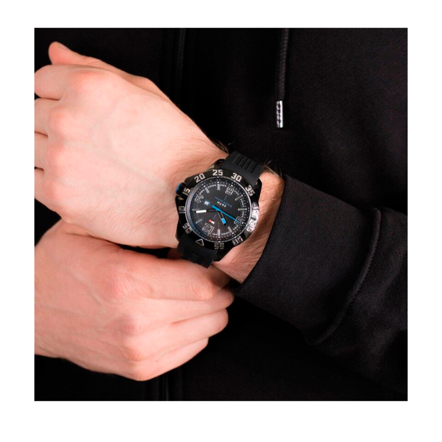 Tommy Hilfiger Sport Multifunction Black Dial Black Rubber Strap Watch for Men - 1790983 Buy Now By Tommy Hilfiger