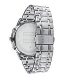 Tommy Hilfiger Trent Chronograph Black Dial Silver Steel Strap Watch for Men - 1791054 Buy Now By Tommy Hilfiger