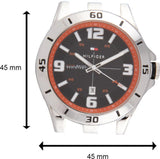 Tommy Hilfiger Drew Black Dial Black Rubber Strap Watch for Men - 1791064 Buy Now By Tommy Hilfiger