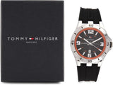 Tommy Hilfiger Drew Black Dial Black Rubber Strap Watch for Men - 1791064 Buy Now By Tommy Hilfiger