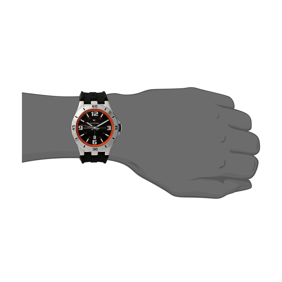 Tommy Hilfiger Drew Black Dial Black Rubber Strap Watch for Men - 1791064 Buy Now By Tommy Hilfiger