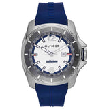 Tommy Hilfiger Windsurf White Dial Blue Rubber Strap Watch for Men - 1791113 Buy Now By Tommy Hilfiger