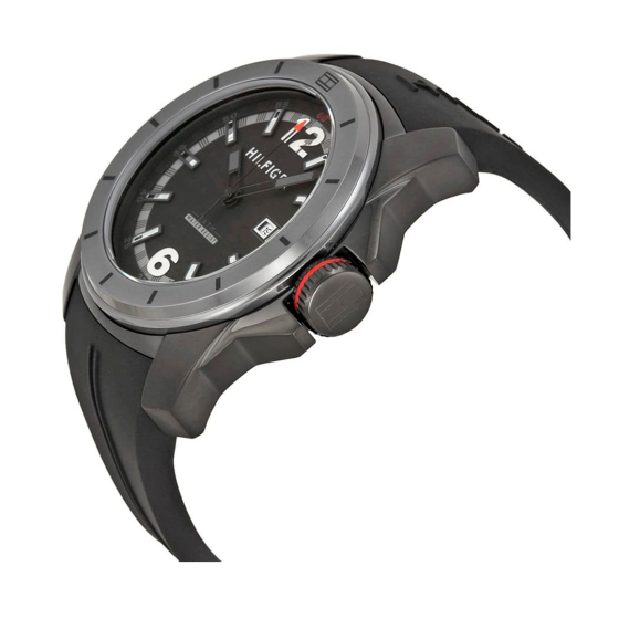 Tommy Hilfiger Windsurf Black Dial Black Rubber Strap Watch for Men- 1791114 Buy Now By Tommy Hilfiger