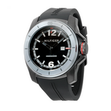 Tommy Hilfiger Windsurf Black Dial Black Rubber Strap Watch for Men- 1791114 Buy Now By Tommy Hilfiger