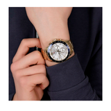 Tommy Hilfiger Trent Multifunction White Dial Silver Steel Strap Watch for Men - 1791140 Buy Now By Tommy Hilfiger