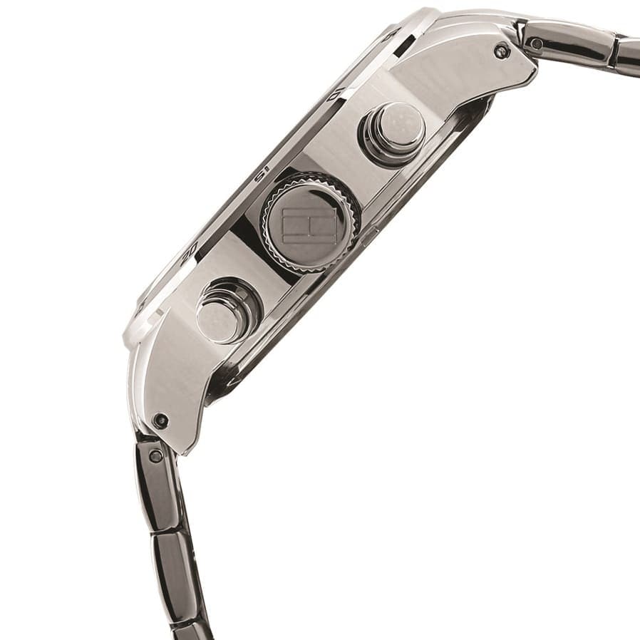 Tommy Hilfiger Trent Multifunction White Dial Silver Steel Strap Watch for Men - 1791140 Buy Now By Tommy Hilfiger