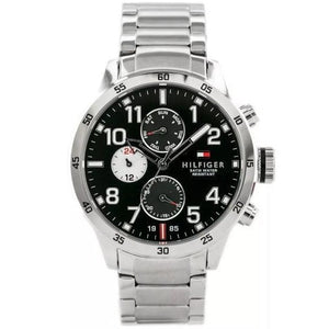 Tommy Hilfiger Cool Sport Multifunction Black Dial Silver Steel Strap Watch for Men - 1791141 Buy Now By Tommy Hilfiger