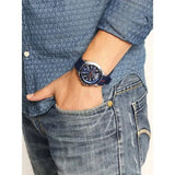 Tommy Hilfiger Nolan Chronograph Blue Dial Blue Rubber Strap Watch for Men - 1791142 Buy Now By Tommy Hilfiger
