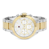 Tommy Hilfiger Hudson Chronograph White Dial Two Tone Steel Strap Watch For Men - 1791226 Buy Now By Tommy Hilfiger