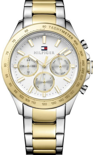 Tommy Hilfiger Hudson Chronograph White Dial Two Tone Steel Strap Watch For Men - 1791226 Buy Now By Tommy Hilfiger