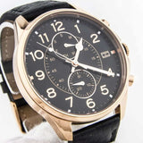 Tommy Hilfiger Dean Chronograph Quartz Black Dial Black Leather Strap Watch for Men - 1791273 Buy Now By Tommy Hilfiger