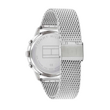 Tommy Hilfiger Dean Chronograph White Dial Silver Mesh Bracelet Watch for Men - 1791277 Buy Now By Tommy Hilfiger