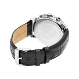 Tommy Hilfiger Keagan Quartz Grey Dial Black Leather Strap Watch for Men - 1791289 Buy Now By Tommy Hilfiger