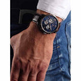 Tommy Hilfiger Keagan Chronograph Blue Dial Brown Leather Strap Watch for Men - 1791290 Buy Now By Tommy Hilfiger