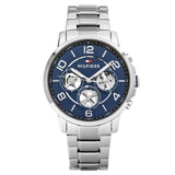 Tommy Hilfiger Keagan Blue Dial Silver Steel Strap Watch for Men - 1791293 Buy Now By Tommy Hilfiger