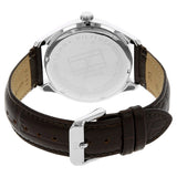 Tommy Hilfiger Oliver Quartz White Dial Brown Leather Strap Watch for Men - 1791304 Buy Now By Tommy Hilfiger
