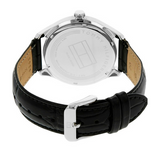 Tommy Hilfiger Oliver Analog Silver Dial Black Leather Strap Watch for Men - 1791305 Buy Now By Tommy Hilfiger