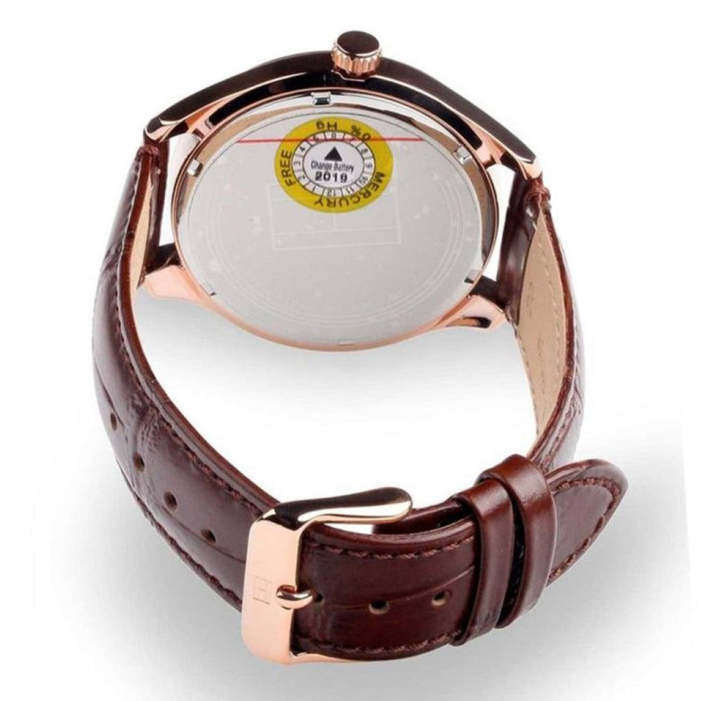 Tommy Hilfiger Oliver Chronograph White Dial Brown Leather Strap Watch for Men - 1791306 Buy Now By Tommy Hilfiger