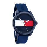Tommy Hilfiger Denim Quartz Blue Dial Blue Rubber Strap Watch for Men - 1791322 Buy Now By Tommy Hilfiger