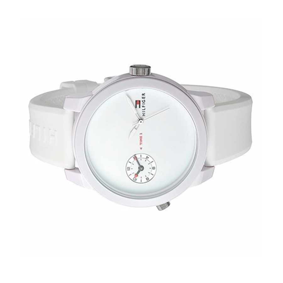 Tommy Hilfiger Denim White Dial White Rubber Strap Watch for Men - 1791324 Buy Now By Tommy Hilfiger