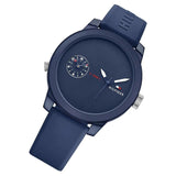 Tommy Hilfiger Denim Quartz Blue Dial Blue Rubber Strap Watch for Men - 1791325 Buy Now By Tommy Hilfiger