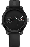 Tommy Hilfiger Denim Black Dial Black Rubber Strap Watch for Men - 1791326 Buy Now By Tommy Hilfiger