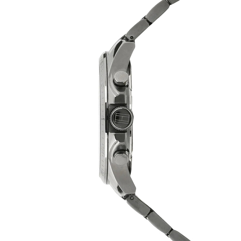 Tommy Hilfiger Decker Quartz Black Dial Black Steel Strap Watch for Men - 1791347 Buy Now By Tommy Hilfiger