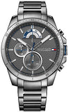 Tommy Hilfiger Decker Quartz Black Dial Black Steel Strap Watch for Men - 1791347 Buy Now By Tommy Hilfiger