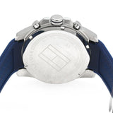 Tommy Hilfiger Decker Quartz White Dial Blue Rubber Strap Watch for Men - 1791349 Buy Now By Tommy Hilfiger