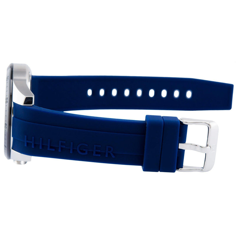 Tommy Hilfiger Decker Quartz Blue Dial Blue Rubber Strap Watch for Men - 1791350 Buy Now By Tommy Hilfiger