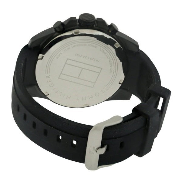 Tommy Hilfiger Decker Black Dial Black Rubber Strap Watch for Men - 1791352 Buy Now By Tommy Hilfiger