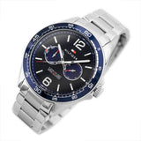 Tommy Hilfiger Erik Chronograph Blue Dial Silver Steel Strap Watch for Men - 1791366 Buy Now By Tommy Hilfiger