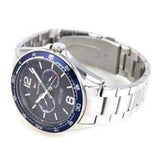 Tommy Hilfiger Erik Chronograph Blue Dial Silver Steel Strap Watch for Men - 1791366 Buy Now By Tommy Hilfiger