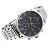 Tommy Hilfiger Kane Chronograph Grey Dial Silver Steel Strap Watch for Men - 1791397 Buy Now By Tommy Hilfiger