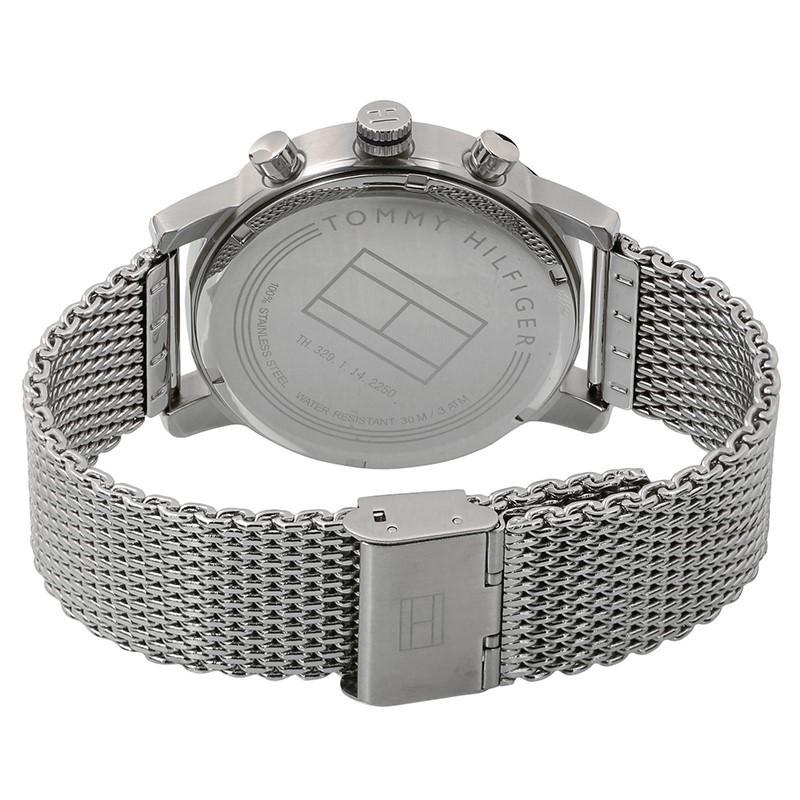 Tommy Hilfiger Kane Quartz Blue Dial Silver Mesh Bracelet Watch for Men - 1791398 Buy Now By Tommy Hilfiger