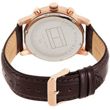 Tommy Hilfiger Kane Chronograph Blue Dial Brown Leather Strap Watch for Men - 1791399 Buy Now By Tommy Hilfiger