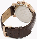 Tommy Hilfiger Kane Chronograph Blue Dial Brown Leather Strap Watch for Men - 1791399 Buy Now By Tommy Hilfiger