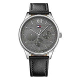 Tommy Hilfiger Damon Multifunction Black Dial Black Leather Strap Watch for Men - 1791417 Buy Now By Tommy Hilfiger