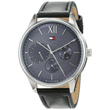 Tommy Hilfiger Damon Multifunction Black Dial Black Leather Strap Watch for Men - 1791417 Buy Now By Tommy Hilfiger