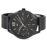 Tommy Hilfiger Damon Quartz Black Dial Black Mesh Bracelet Watch for Men - 1791420 Buy Now By Tommy Hilfiger