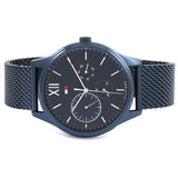 Tommy Hilfiger Damon Quartz Blue Dial Blue Mesh Bracelet Watch for Men - 1791421 Buy Now By Tommy Hilfiger