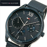 Tommy Hilfiger Damon Quartz Blue Dial Blue Mesh Bracelet Watch for Men - 1791421 Buy Now By Tommy Hilfiger