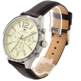 Tommy Hilfiger Gavin Chronograph White Dial Brown Leather Strap Watch for Men - 1791467 Buy Now By Tommy Hilfiger
