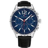 Tommy Hilfiger Gavin Blue Dial Blue Leather Strap Watch for Men - 1791468 Buy Now By Tommy Hilfiger