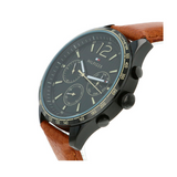 Tommy Hilfiger Gavin Chronograph Quartz Black Dial Brown Leather Strap Watch for Men - 1791470 Buy Now By Tommy Hilfiger
