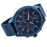 Tommy Hilfiger Gavin Chronograph Blue Dial Blue Mesh Bracelet Watch for Men - 1791471 Buy Now By Tommy Hilfiger